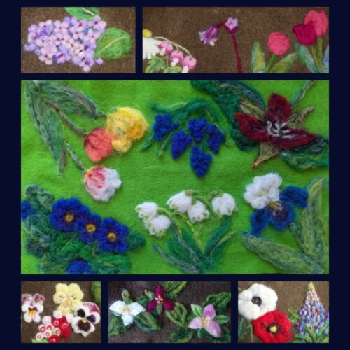 Felting Experience - Flower Centrepiece Mat (Pickup)