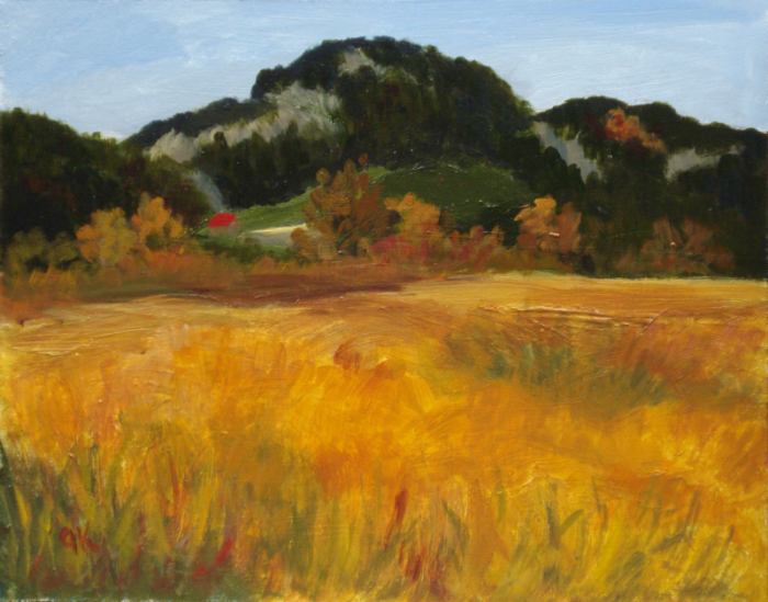 Mountainside near Kamouraska