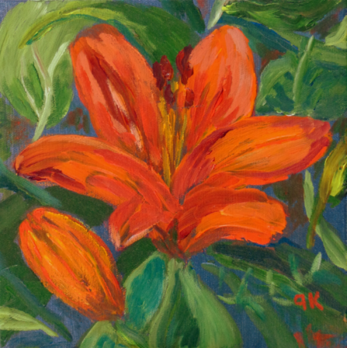 Orange Lilies