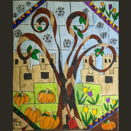 Felting Experience – The Four Seasons Painting