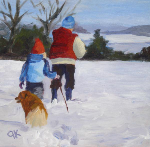 Snowshoeing