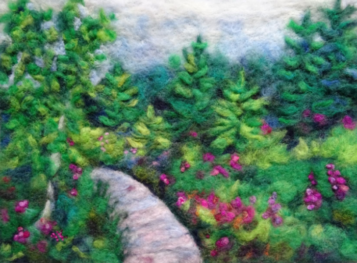 Summer at Mer Bleue (Felted)