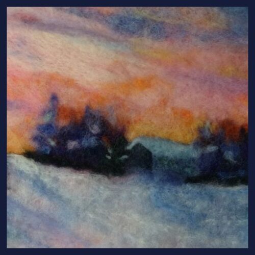 Felting Experience – Winter Landscape